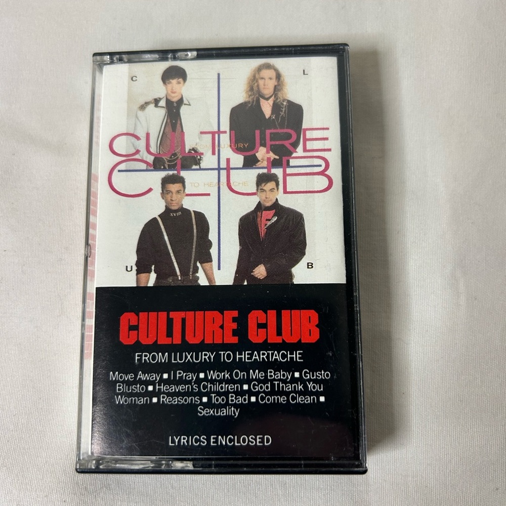Culture Club From Luxury To Heartache 1986 Cassette Tape